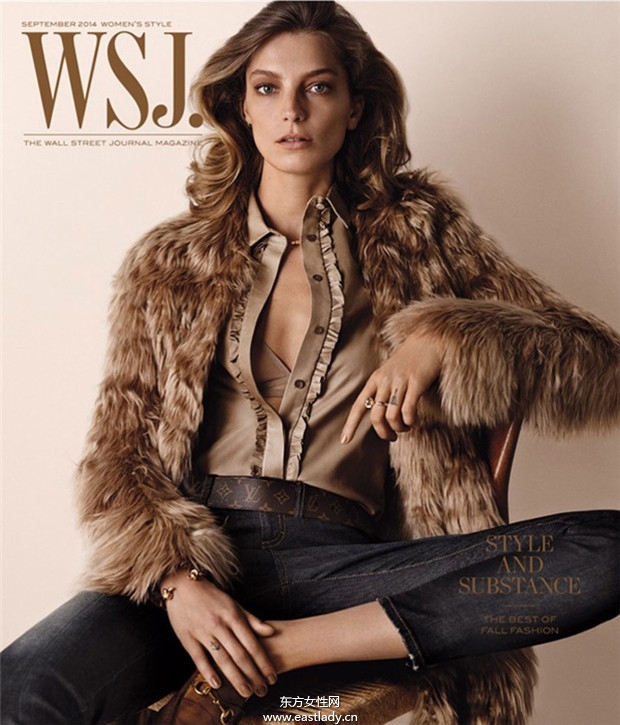 Daria Werbowy《WSJ》杂志2014年9月号