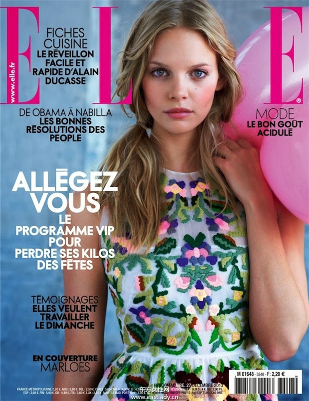 Marloes Horst《Elle 》2014年1月法国版