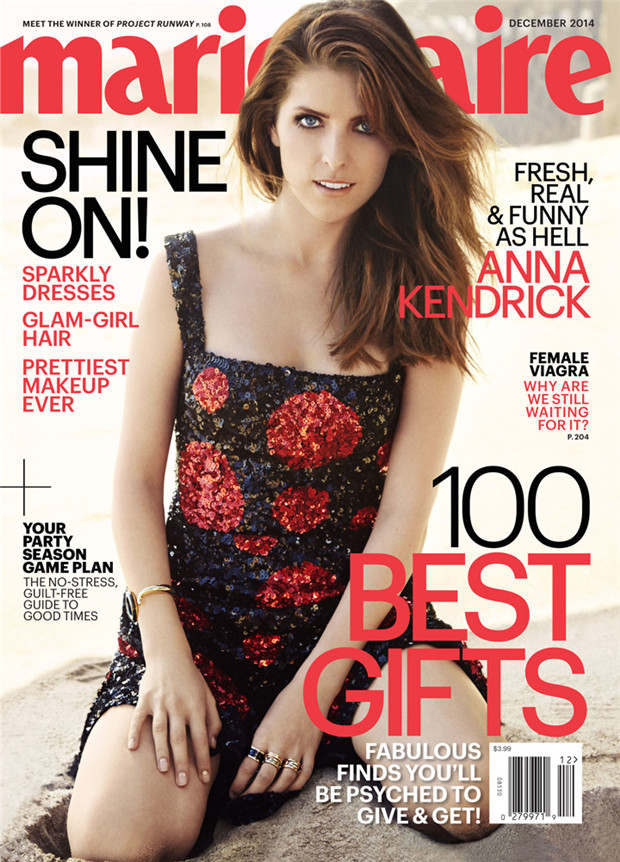 Anna Kendrick《Marie Claire》时尚杂志2014年12月号