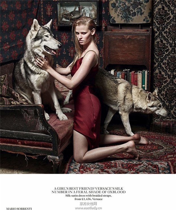 Lara Stone《Vogue》2014年9月英国版